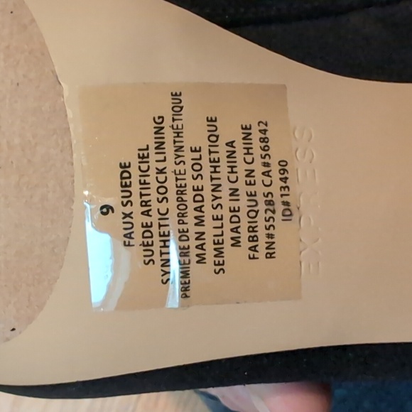 Express Women's faux-suede ankle boots - Picture 4 of 5